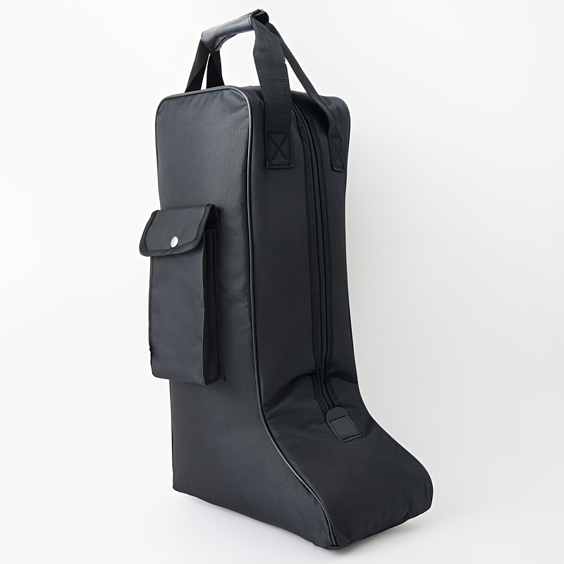 TEMU 1pc Long Boot Storage Bag, Equestrian Riding Boot Equipment Bag, High Boot Protective Cover, Outdoor Portable Dustproof Boot Bag, Oxford Cloth