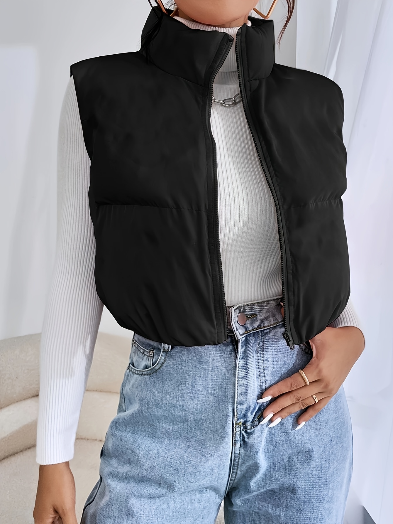 Chalecos Para Mujer Casual Chaleco Mujer Vestir Chaleco De Punto