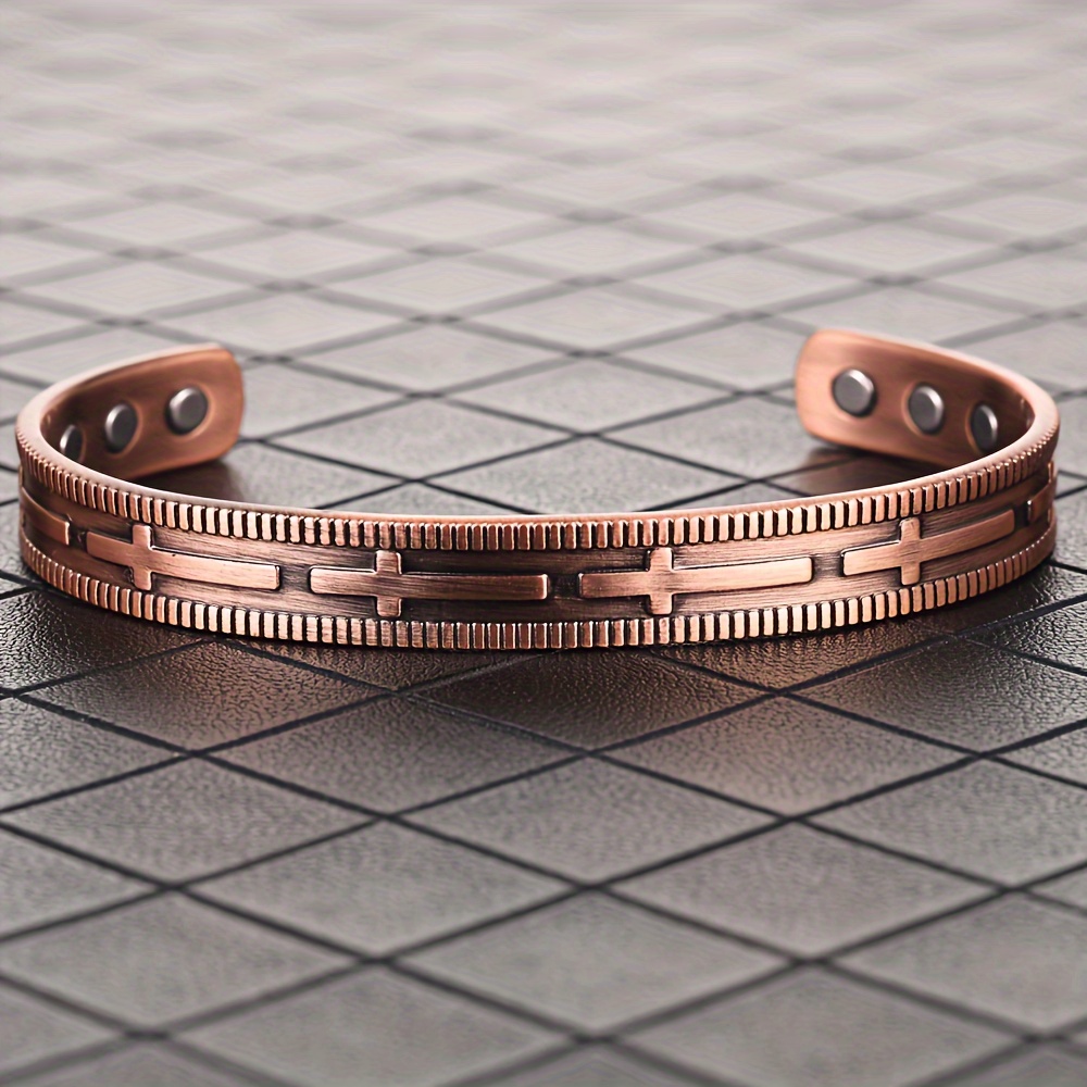 Fancy Folded outlet Copper Bracelet