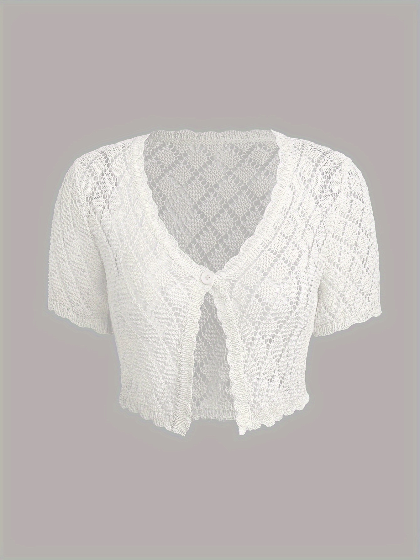 women white cardigan sold on Temu United States