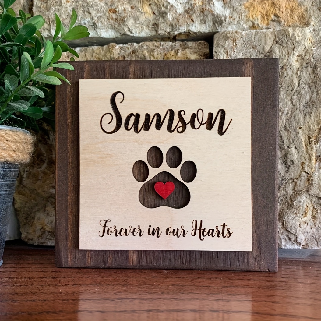 Custom Engraved Memorial Markers for Pets