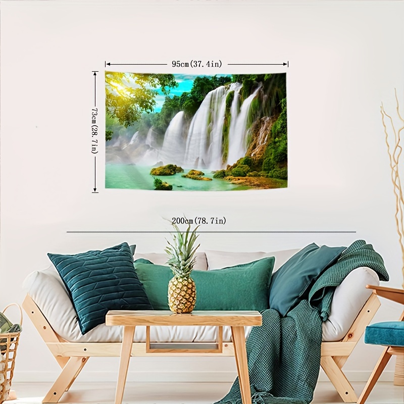 DARLEKS Wandteppich Mit Dominikanischer Republik Flagge – 152x102 Cm, Polyester, Mit Haken, Für Deko & Mehr