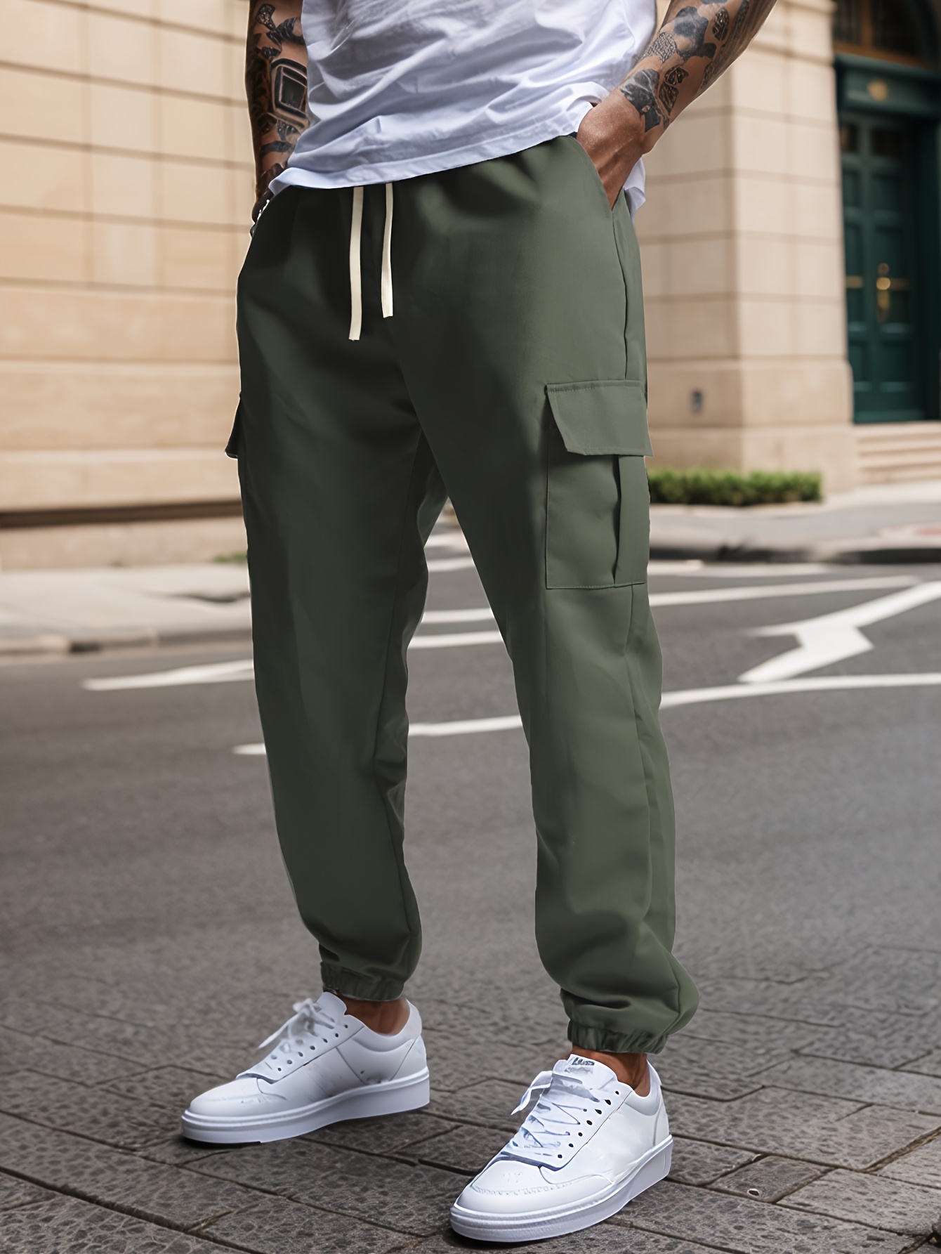 Casual Pants Balenciaga Pants Mens Green Balenciaga Large Cargo