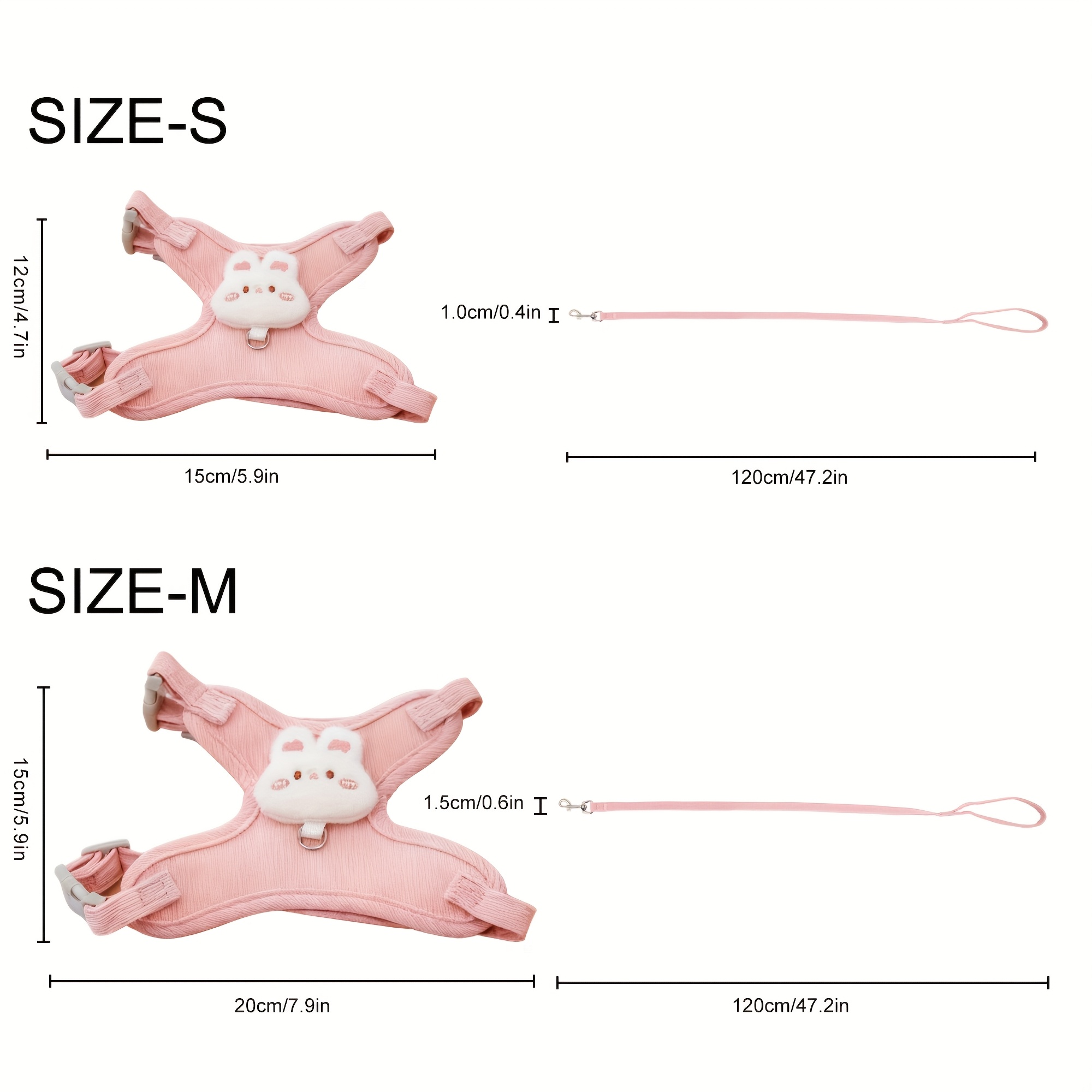 universal chest and back leash for small pets cats and dogs Product details 4