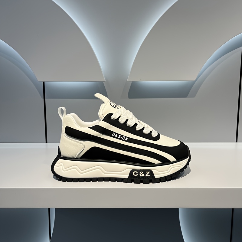 TEMU Nuove scarpe da ginnastica da versatili e spesse stile "dad sneakers" a taglio , traspiranti, e leggere per sport e abbigliamento casual