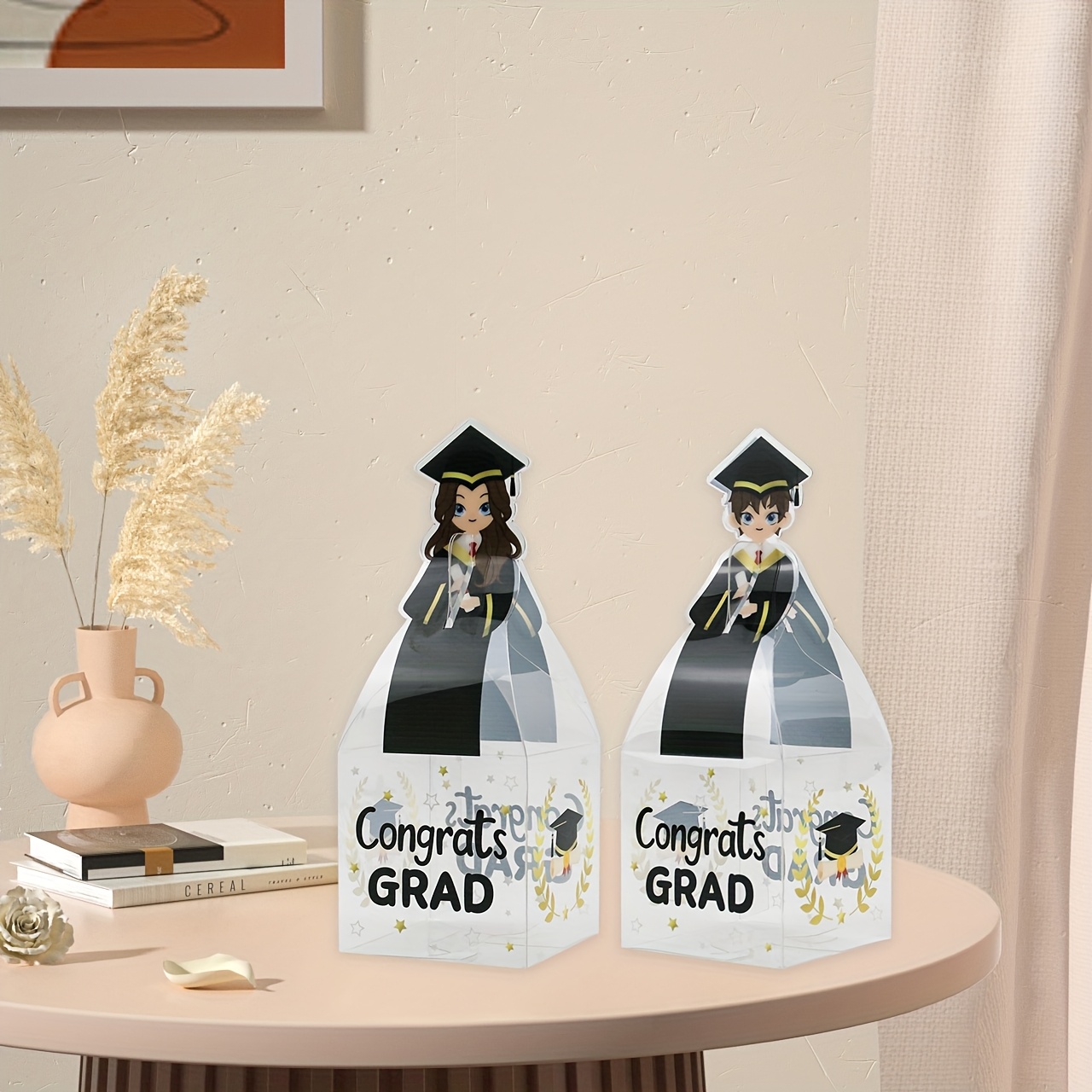 20/30/50 pezzi scatola di caramelle per cappello da laurea scatola di imballaggio regalo compleanno baby shower bomboniera confezione regalo decorazioni per feste  15