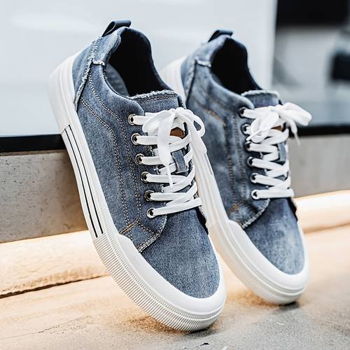mens low top sneakers lightweight lace up shoes in navy everyday formal shoes cushioned eva insole non slip pvc sole mens fashion sneakers shoes for men