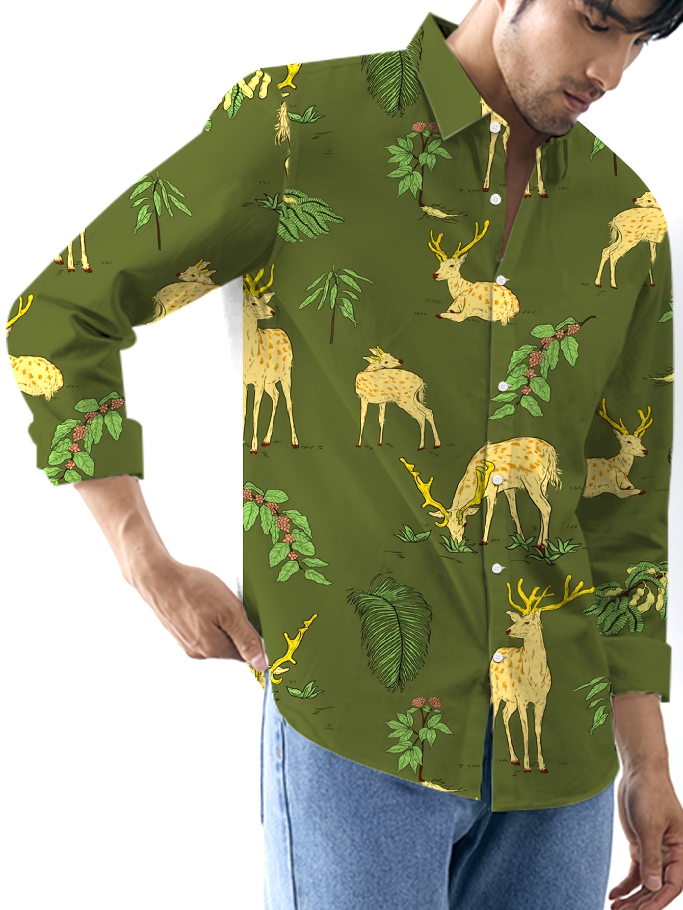 mens dress shirt christmas edition men's clothing - Temu Switzerland