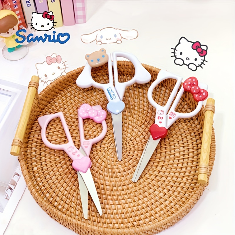 

Authorized Hello Kitty Stainless Steel Scissors, Cute Stationery, Handicraft Scissors, Kuromi, My Melody, Cinnamoroll, Multi-purpose Fabric Scissors Set - Perfect For Office, Sewing, Art Supplies