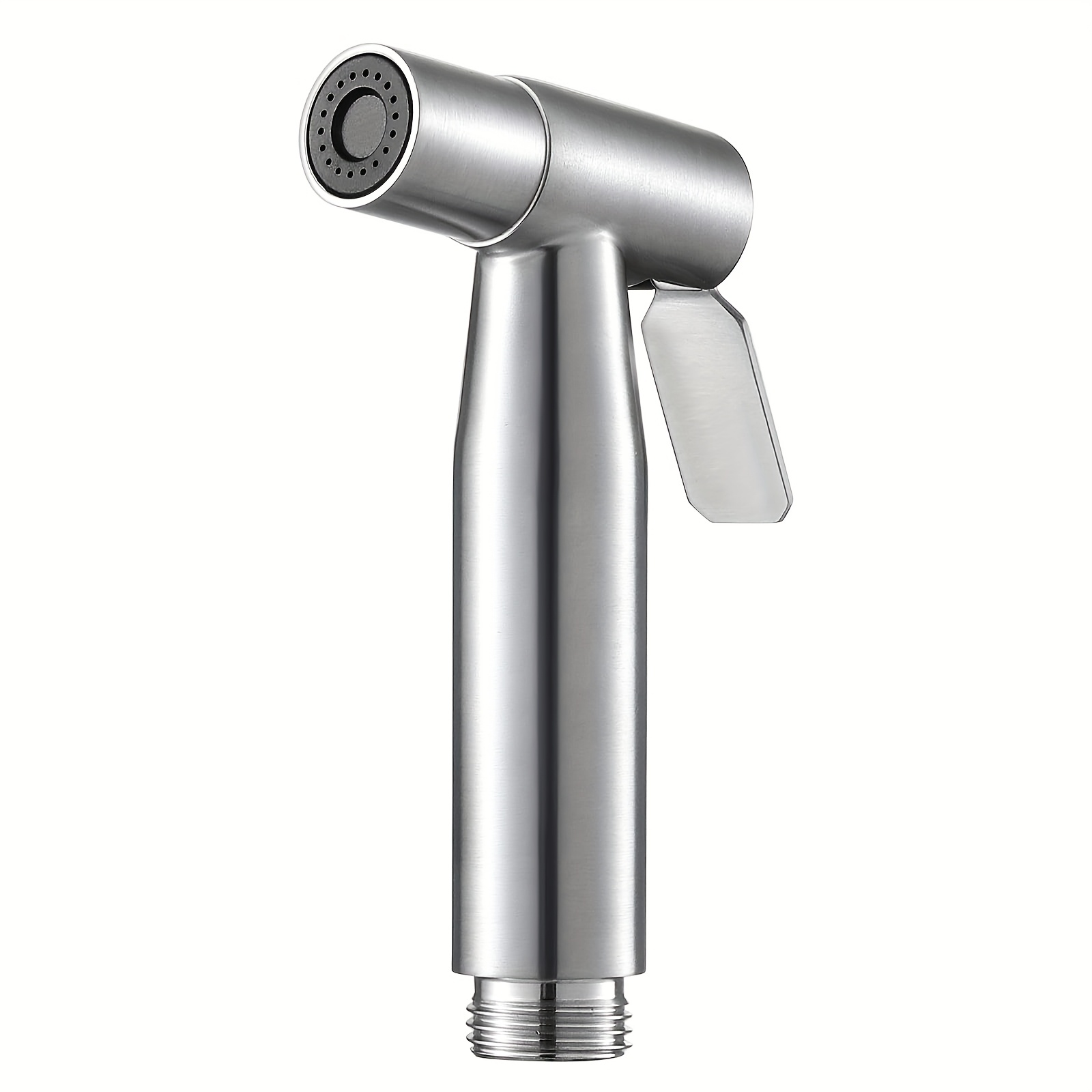 Image of Stainless Steel Handheld Cleansing Spray Gun - For Cleaning Toilets, Bathrooms, Kitchens, And Feminine Hygiene