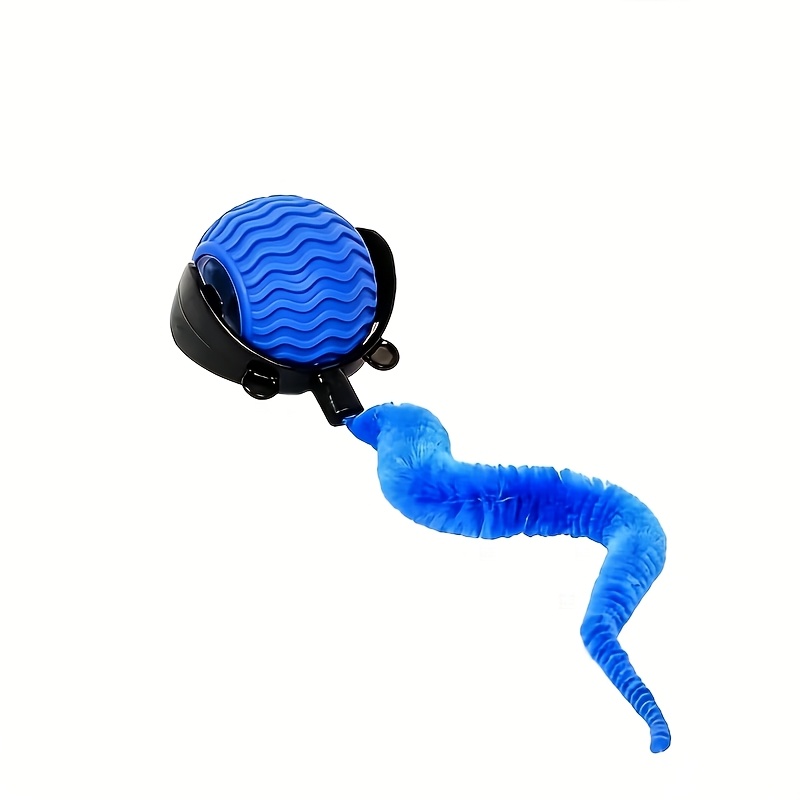 Indaphen Indoor Interactive Toy With Tail , Automatic Moving Ball, Suitable Bored Adult Indoor Cats, 360 Automatic Rolling Ball Toy, Adjustment, Entertainment, Toys That Cats, Fun Accessories