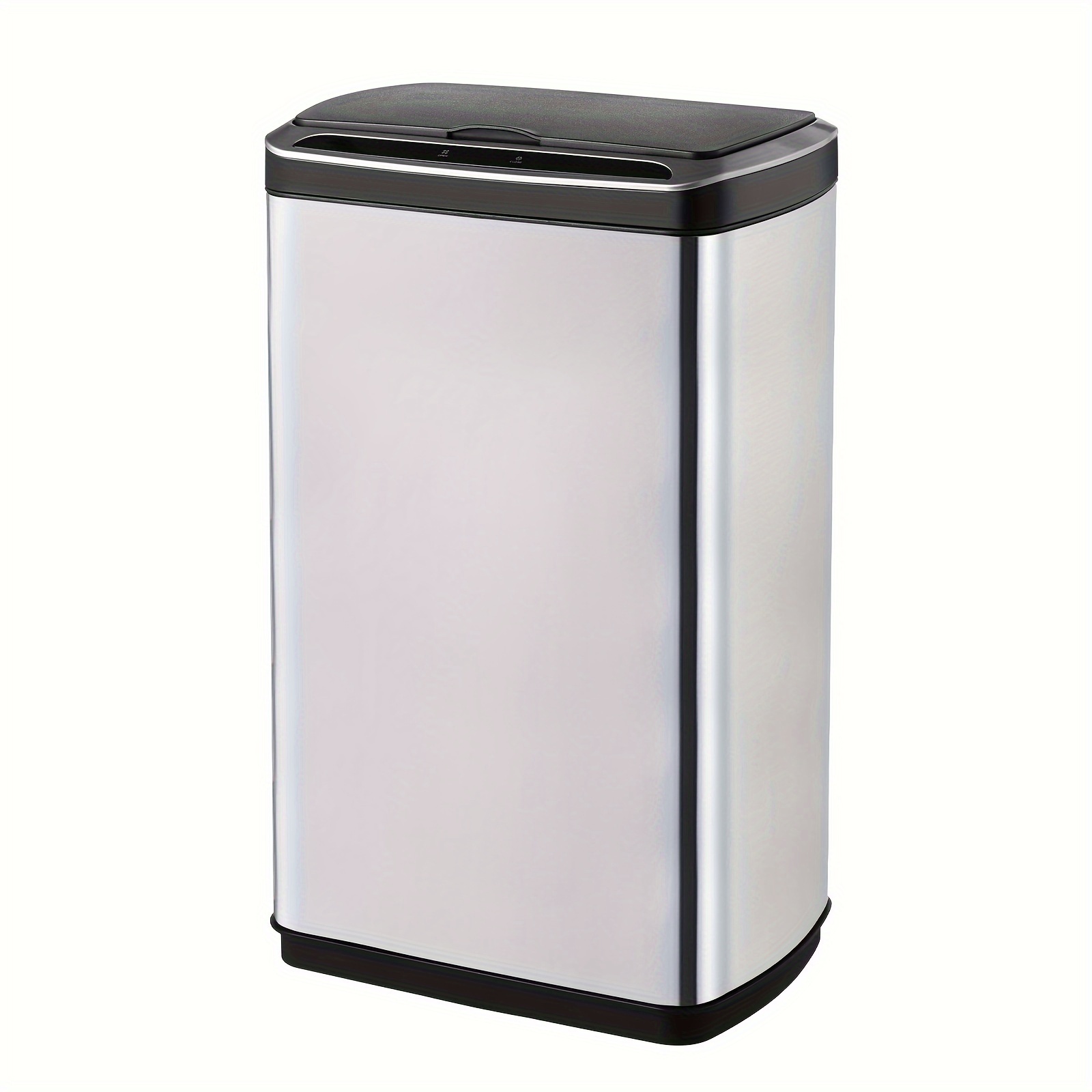 

Elpheco 50 Liter/13.2 Gallon Rectangular Kitchen Trash Can, Brushed Stainless Steel Finish Motion Sensor Trash Can, Automatic Trash Can For Kitchen, Living Room, Office, 3 Aa Batteries (excluded)