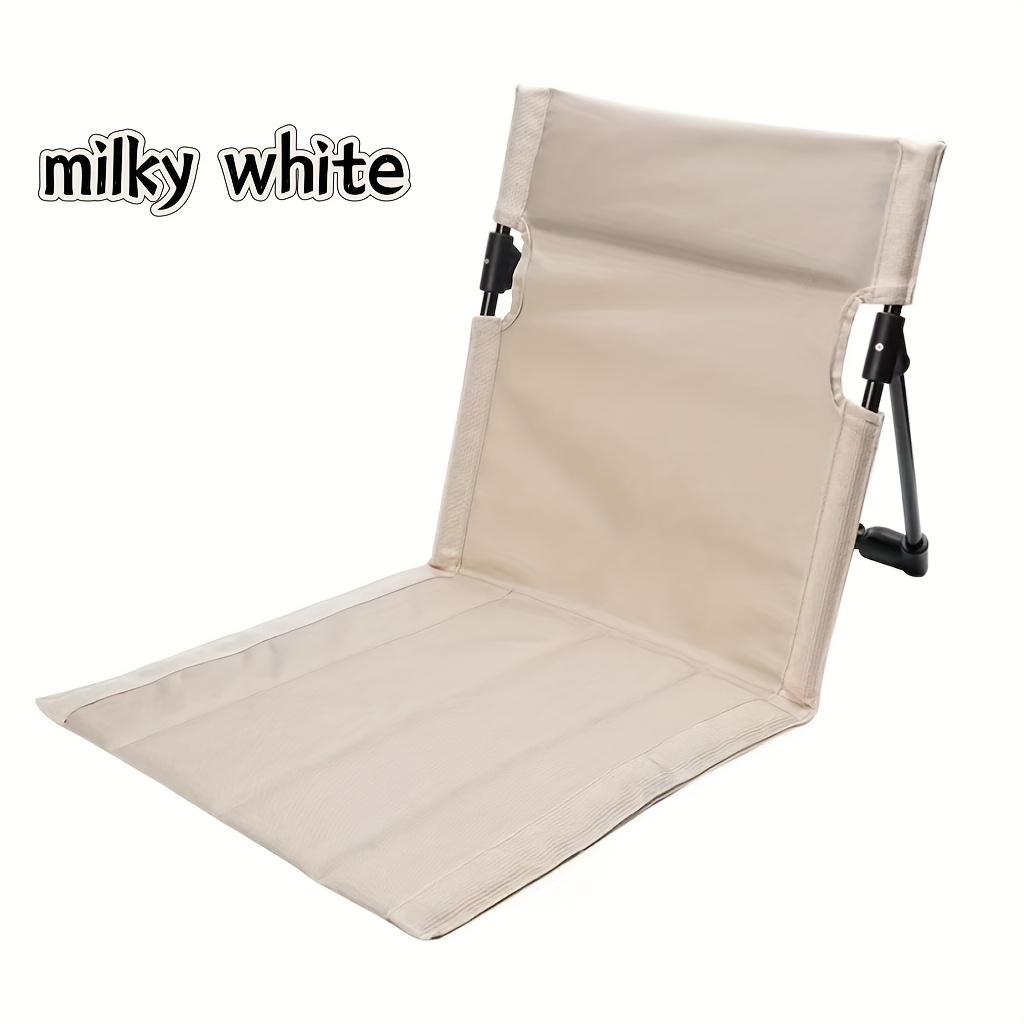 TEMU Multi-scene Foldable Camping Chair, Beach Chair, Oxford Cloth Upholstered Seat (including Portable Storage Bag), And Easy To Carry, Suitable For