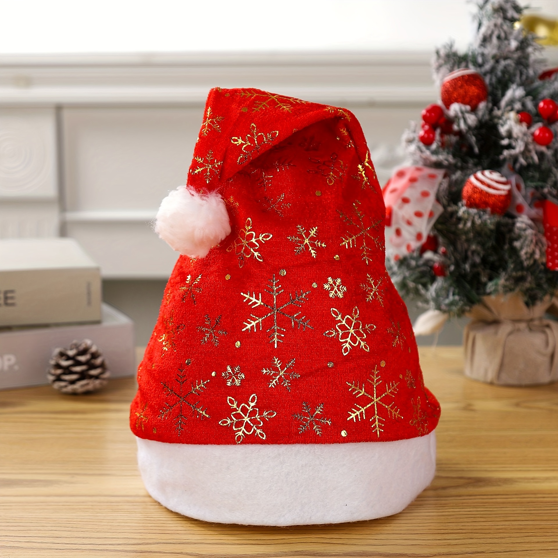 

1pc Christmas Hat - , Polyester, For Parties & , For Christmas