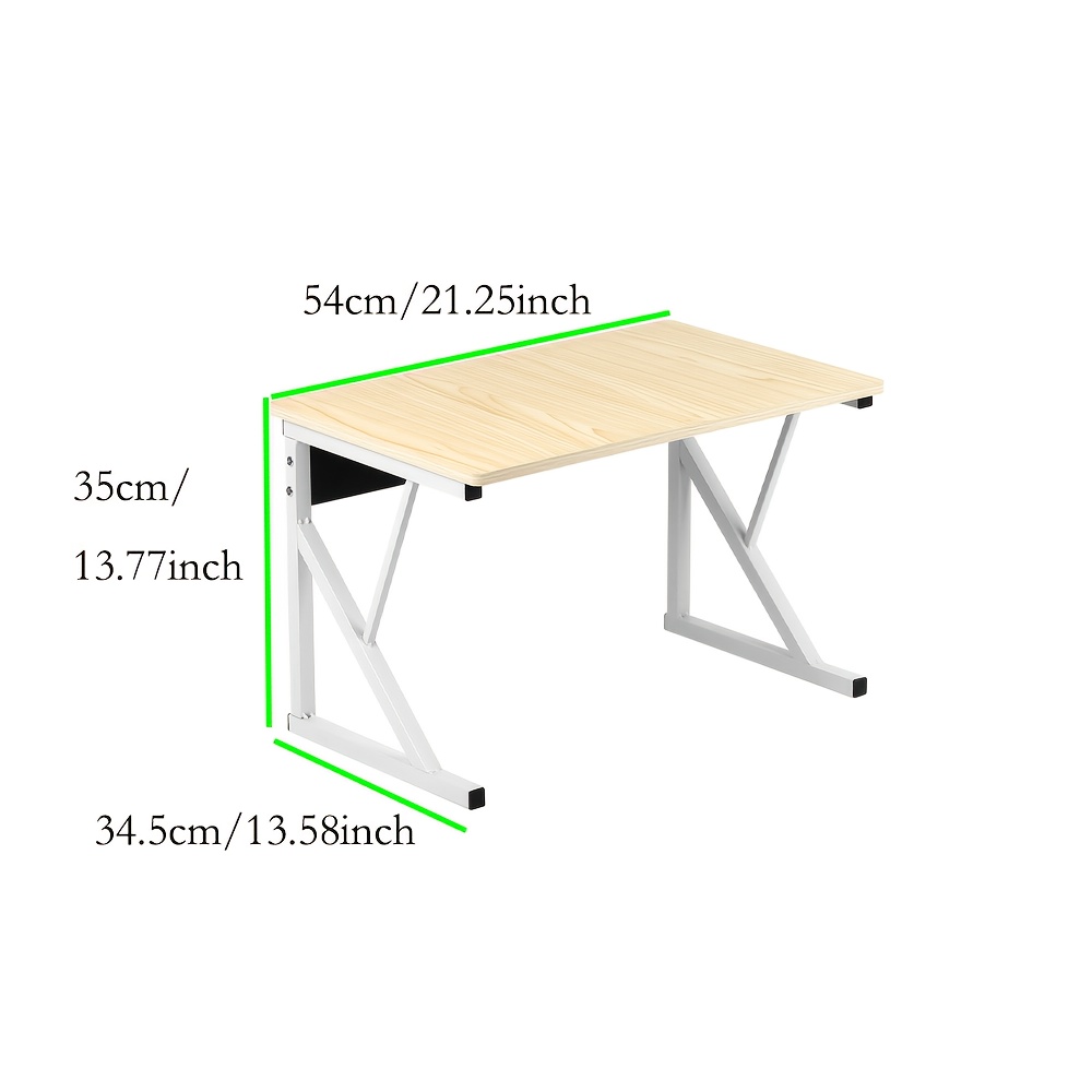 Image of Two-tier Microwave Stand, Kitchen Storage Rack Metal Frame With Wooden Shelves For Kitchen And Living Room 54 X 35 X 34.5cm Apricot, Utility Racks