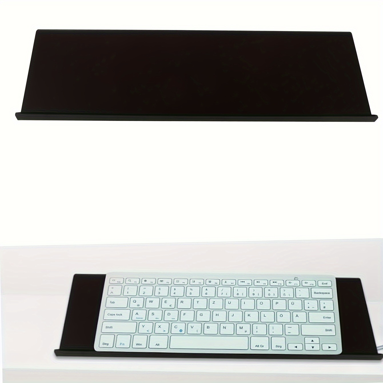 

Acrylic Keyboard Stand, Heavy-duty Portable Computer Keyboard Support, High Desk Top Keyboard Holder