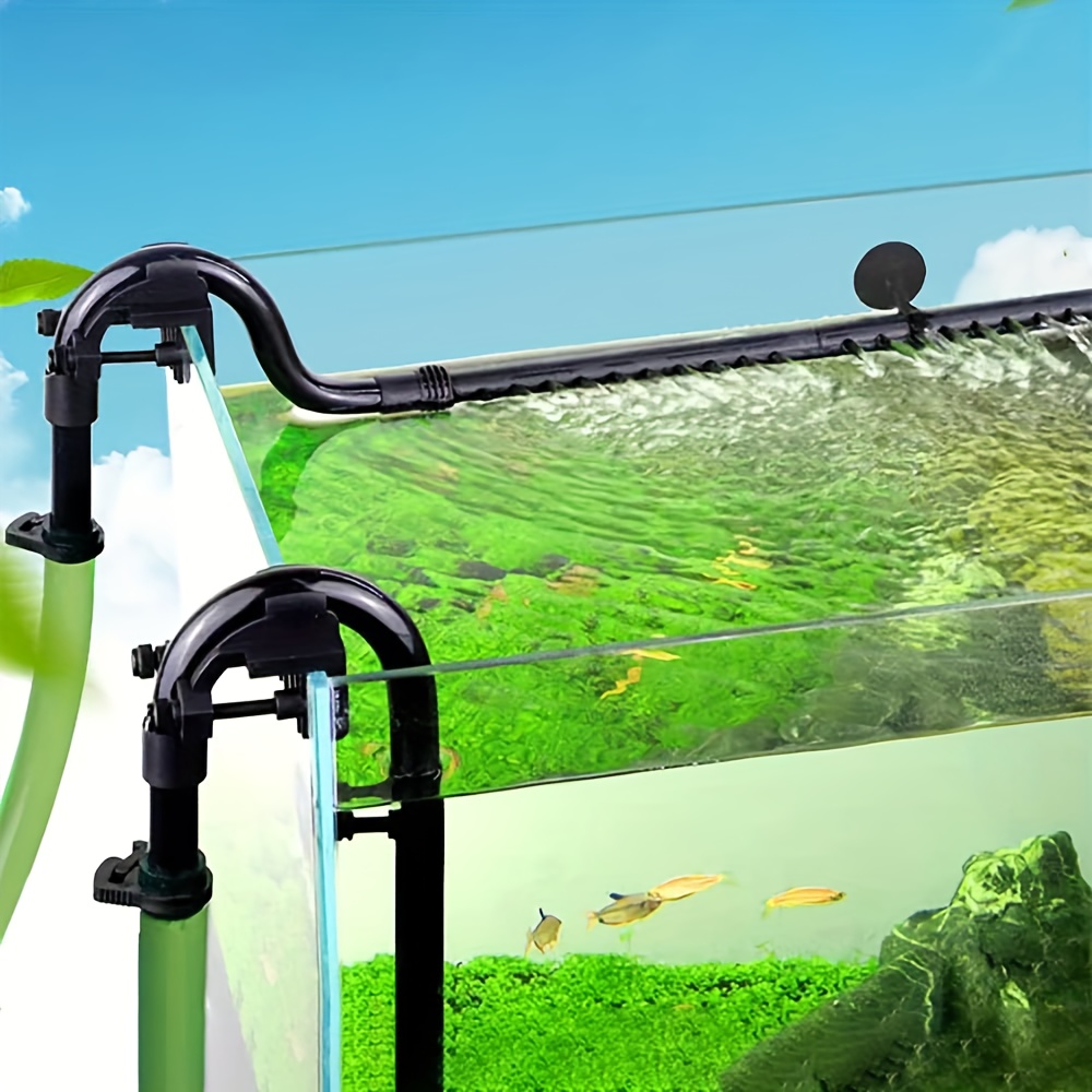 Aquarium Canister Filter Inlet/Outlet Tube Kit Heavy-Duty ABS Plastic  Flexible Plumbing System, Compatible with HW303B External Fish Tank  Filters,