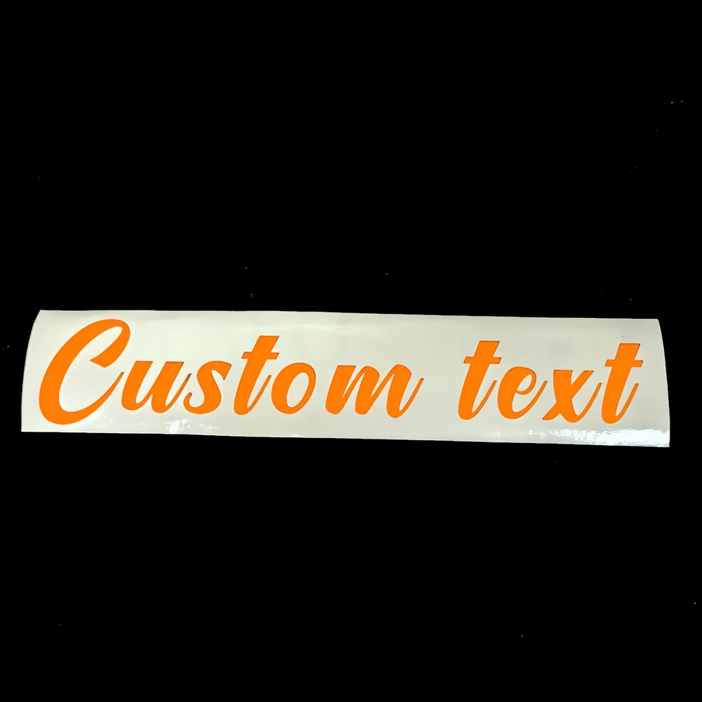 Personalized Custom Name Sticker, Vinyl DIY Gift Label