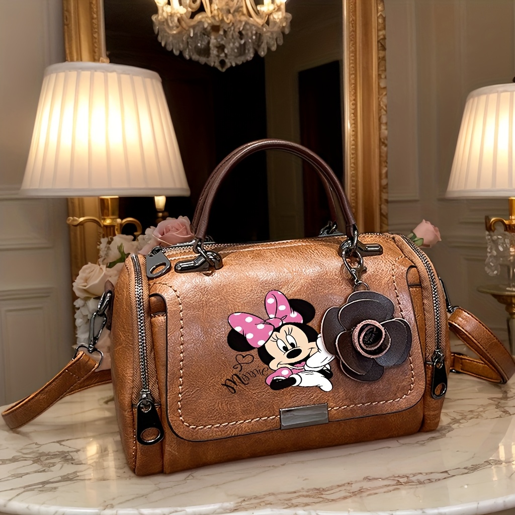 TEMU 1pc Handbag, Handbag, Boston Bag, Handbag With Classic ,