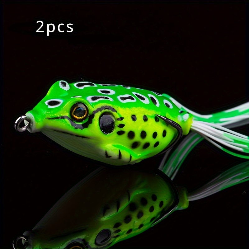 Bionic Soft Frogs Bass Fishing Lure Hollow Body Topwater - Temu