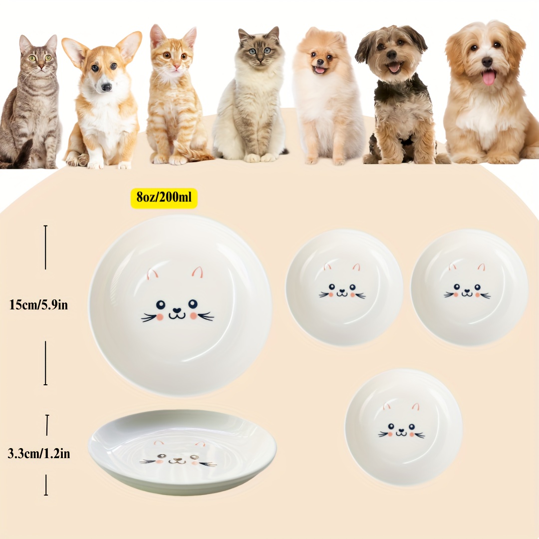 2er-Set Edelstahl-Katzennapf Mit 15° Neigung – 200 Ml, Schwarz & Weiß, Rutschfest & Rückenschonend