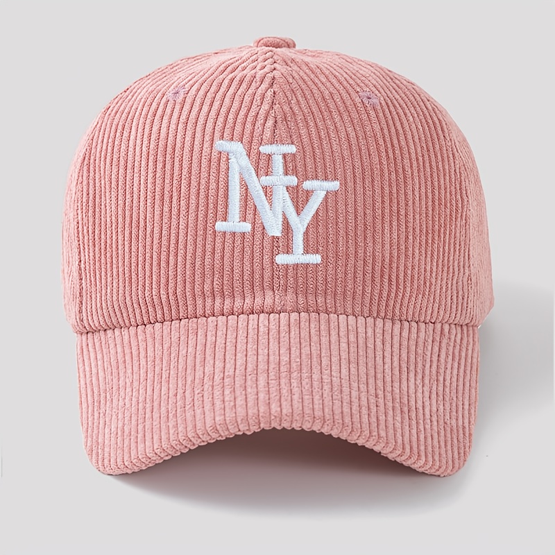 E-shop Unisex Baseball Cap mit überlappendem NY-Brokat, Damenmode Frühling Herbst Verdickte Weiche , Herren Winter Lässige Warme Outdoor Mütze, Outdoor