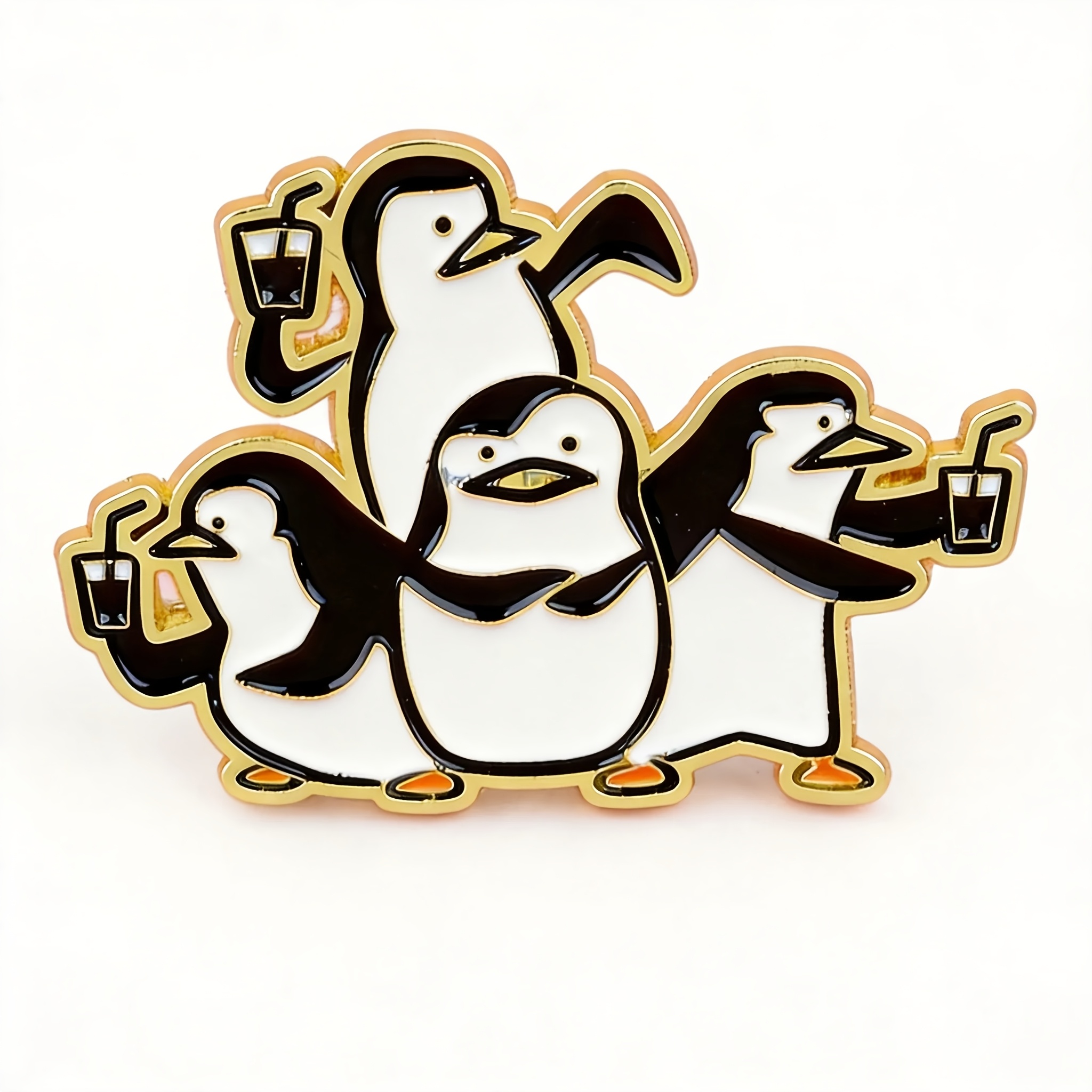TEMU Broche de esmalte de de comiendo, de animal lindo para reuniones de , ¡regalo para ! Broche de de bebiendo, accesorio de animal lindo, regalo