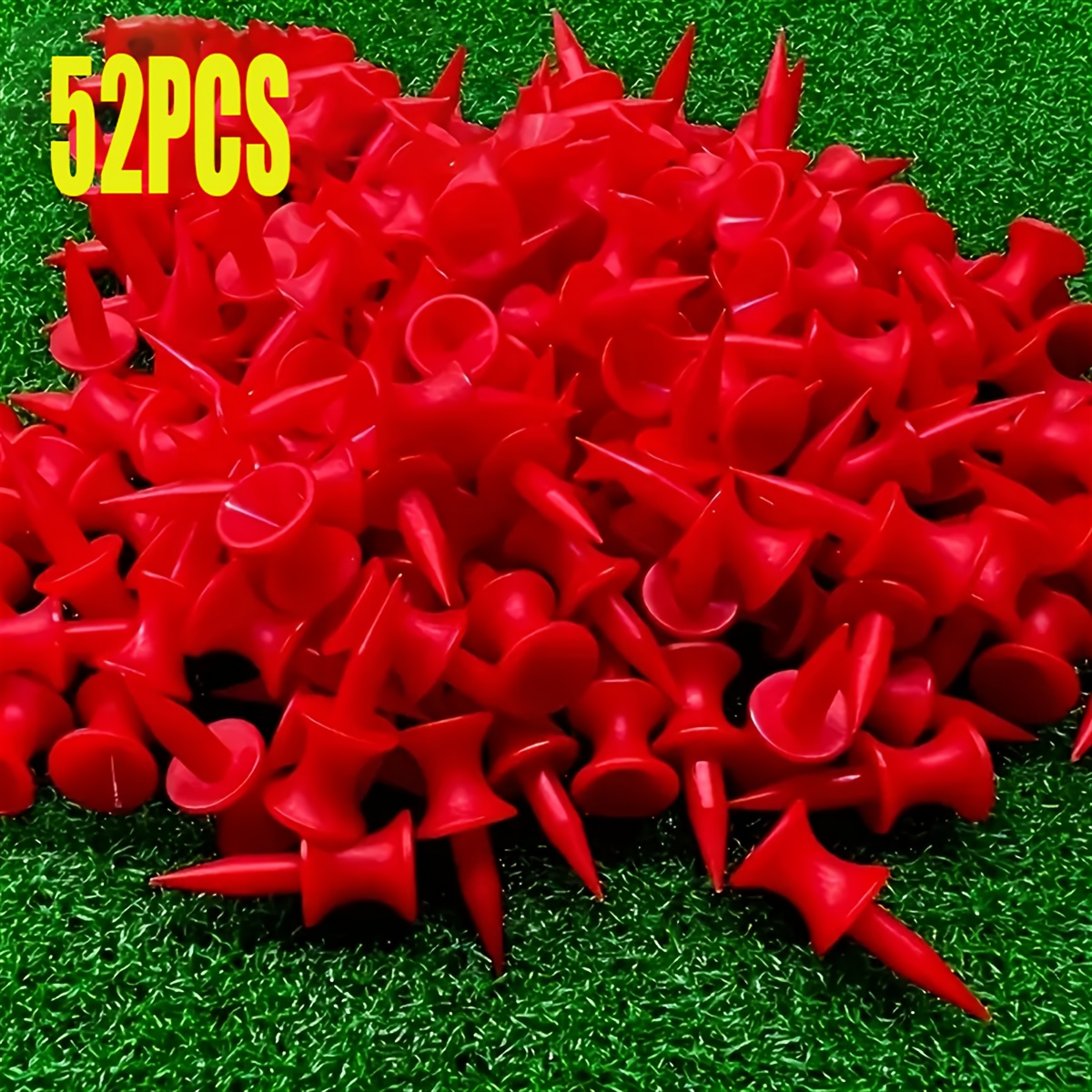 TEMU Pack Of 52/100 Durable -layer Tees - Stable Tees For All Golf Clubs, Versatile Golf Equipment | Vibrant Golf Gear | Sturdy Golf Accessories With