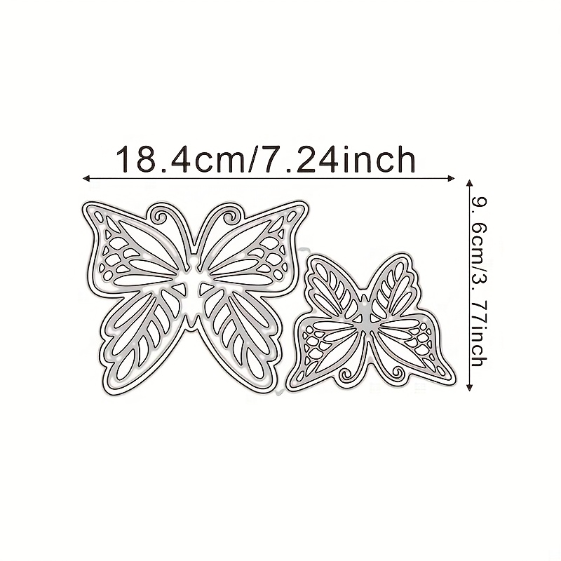 TEMU 1pc Cute Double Layer Metal Cutting Dies For Scrapbooking Handmade Craft Template