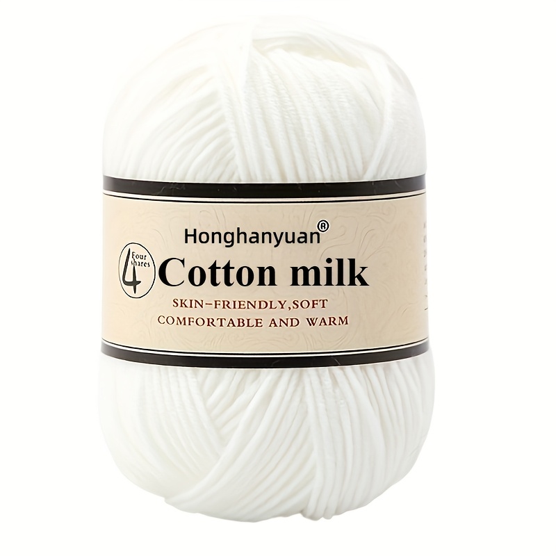 50grams/ball Crochet Cotton Yarn For Knitting Cotton Milk Thread Handmade Line
