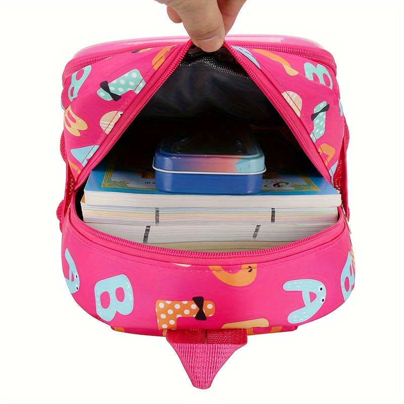 adorable lightweight small backpacks for girls reducing the burden on the spine cartoon girls hard shell waterproof backpacks details 9