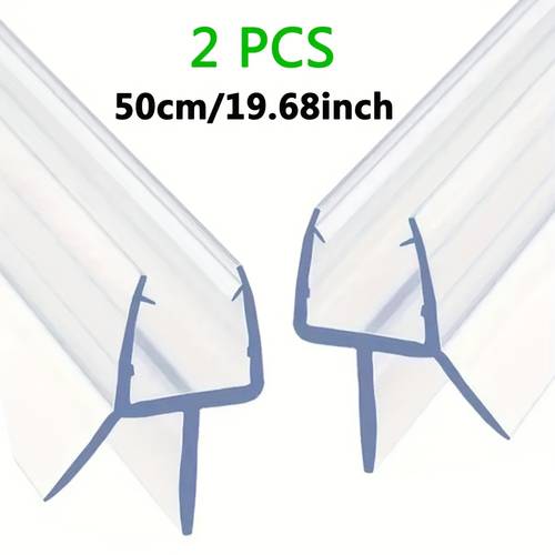 2pcs shower door 4 x 19 68 keep bathroom dry stop shower leaks glass shower door seal strip