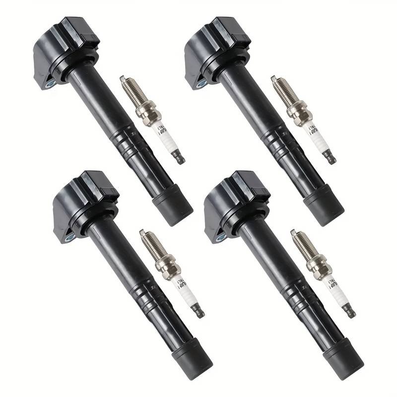 4 Ignition Coils & Iridium Spark Plug Kit For Honda Accord, CR-V & Acura TLX 2.4L 2013-2019