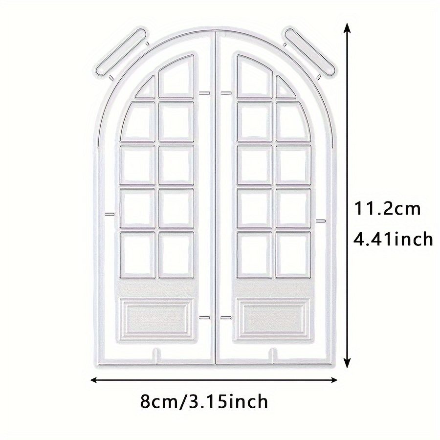 Image of 1 Window Metal Creative Diy Metal Cutting Die For Scrapbooking, Card Making, Photo Album Crafts Decoration Metal Stamping