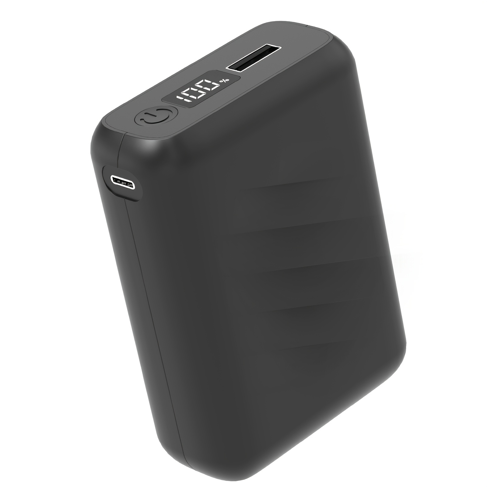 TEMU Batterie Externe 20000Mah pour - Batterie Externe Rechargeable 5V/7.4V avec Écran LED et Sortie /USB pour Veste Chauffante, Sweat à Capuche et