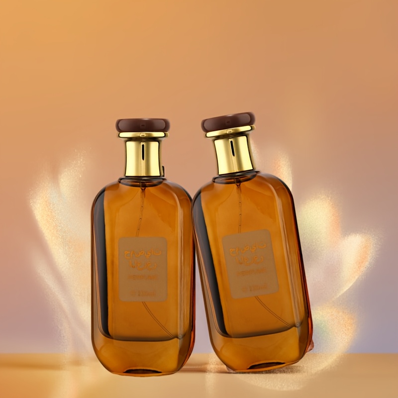 Image of Two-pack Suitable For Parties, Dates & Daily Use - Citrus Amber Cologne With Long-lasting Scent, -based Liquid Formula, Formaldehyde-free, Mature Fragrance For Men, Affordable Gift (100ml Per Bottle)
