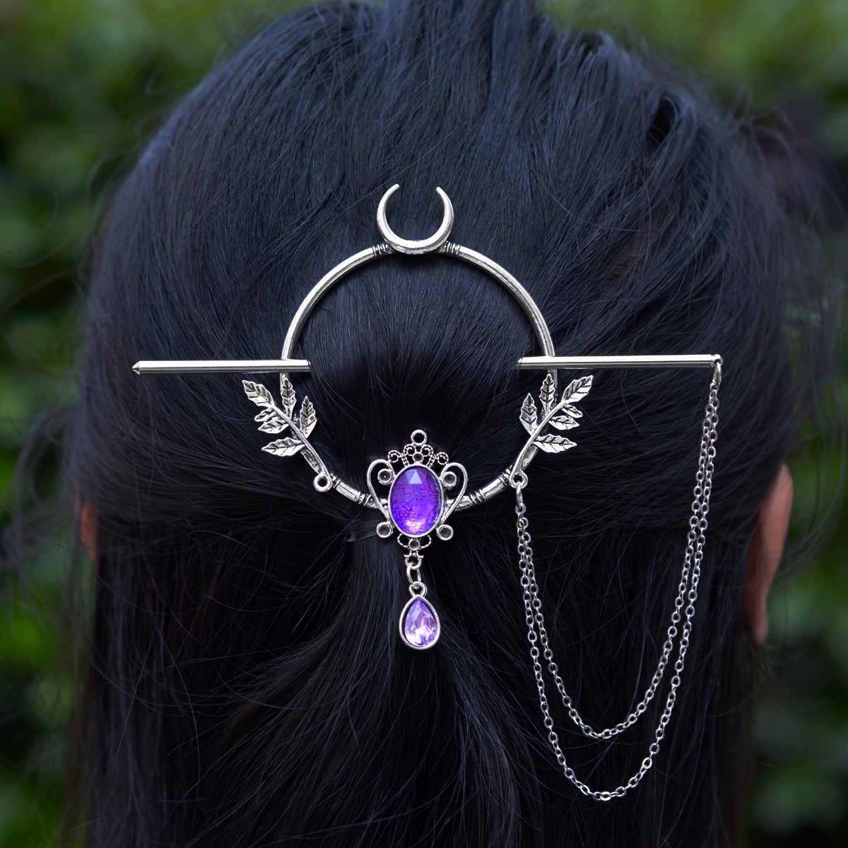 

- Witchy & Hairpin - Alloy For Women, Non-feathered, For Halloween &