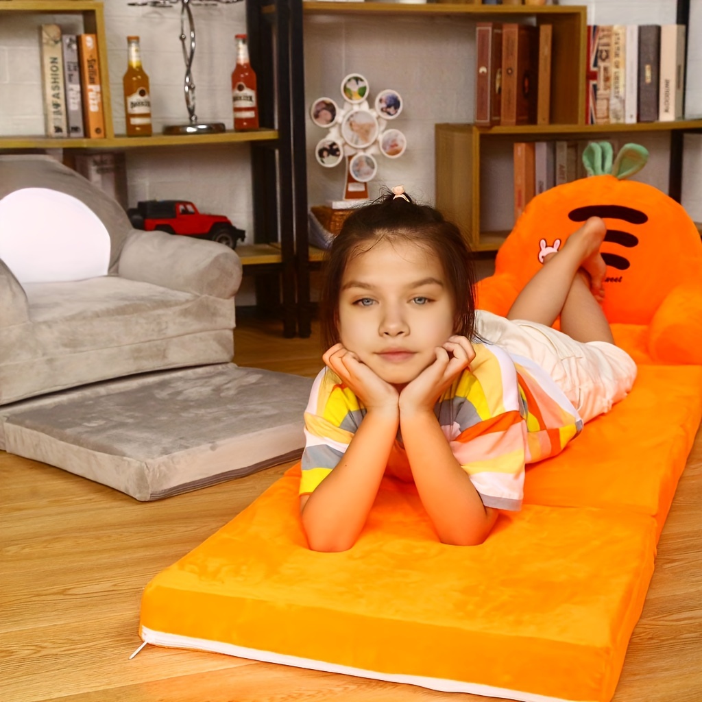 folding sofa bed memory foam stool no assembly Temu Canada