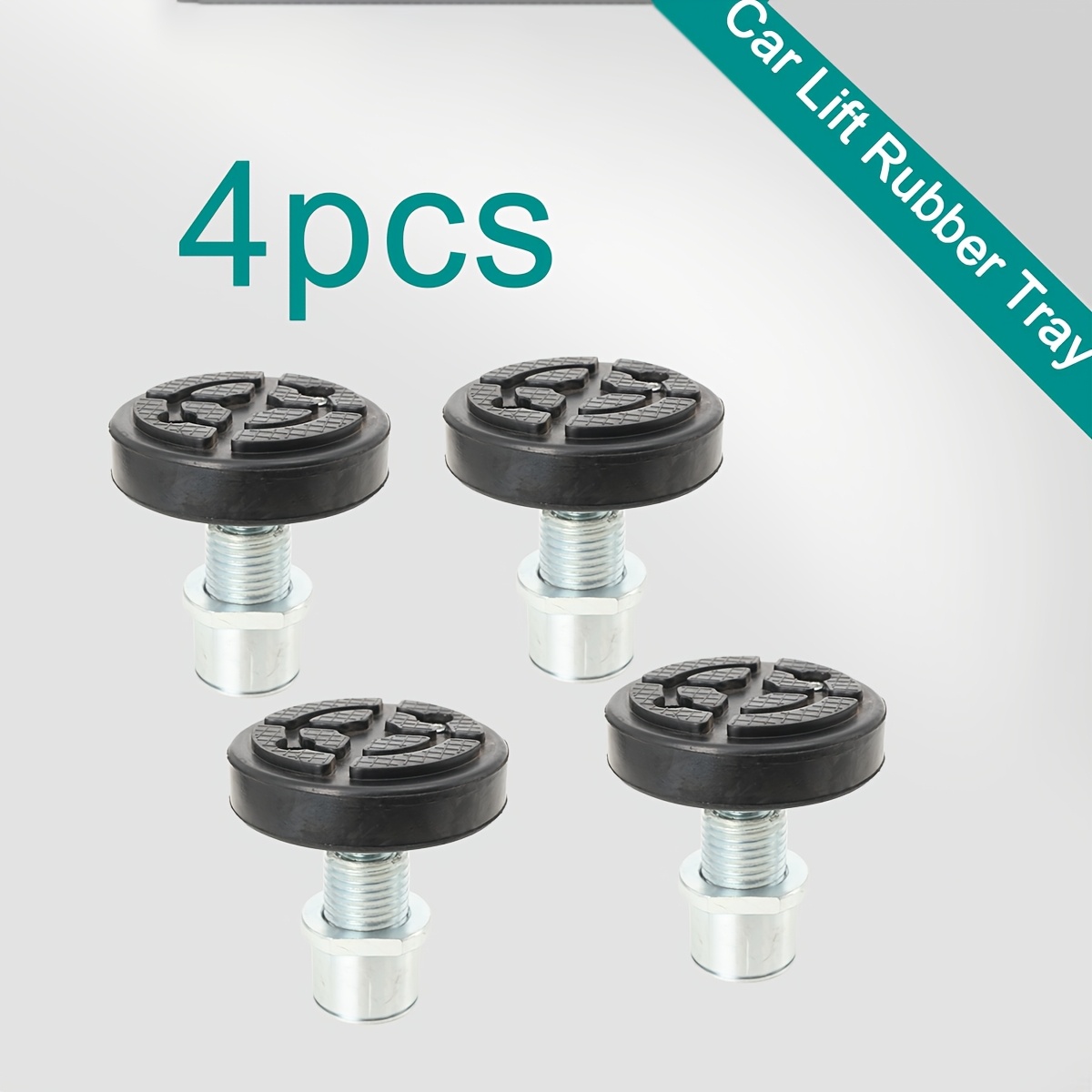 4x Heavy-duty Rotating Lift Arm Rotating Plates With - Compatible For Sa40/sa40-e Lifts, Platform Support , Adjustable Height, 50mm Mounting Diameter, /gummi, Suitable For Similar Lifting Platforms