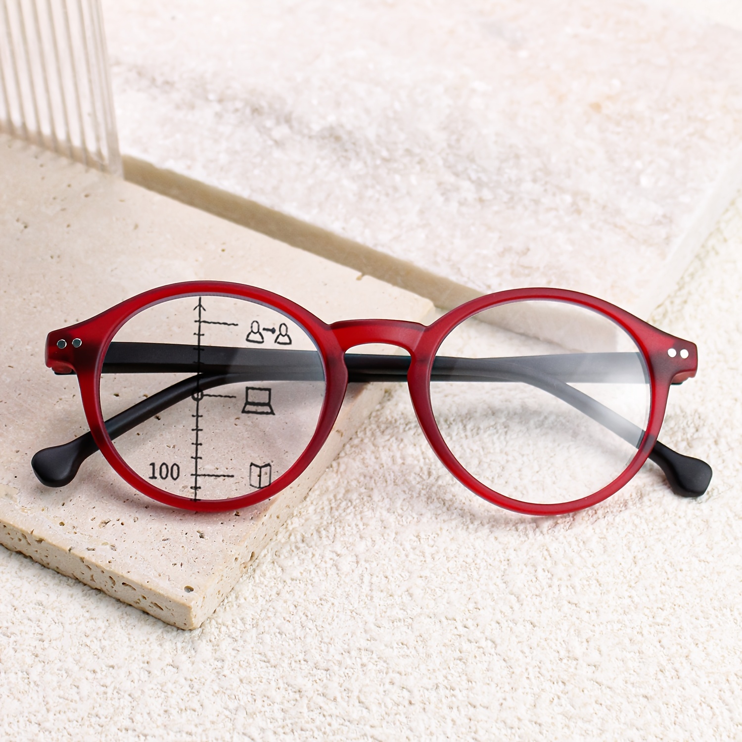 Lightweight Round-Frame Macaron-Colored Reading Glasses