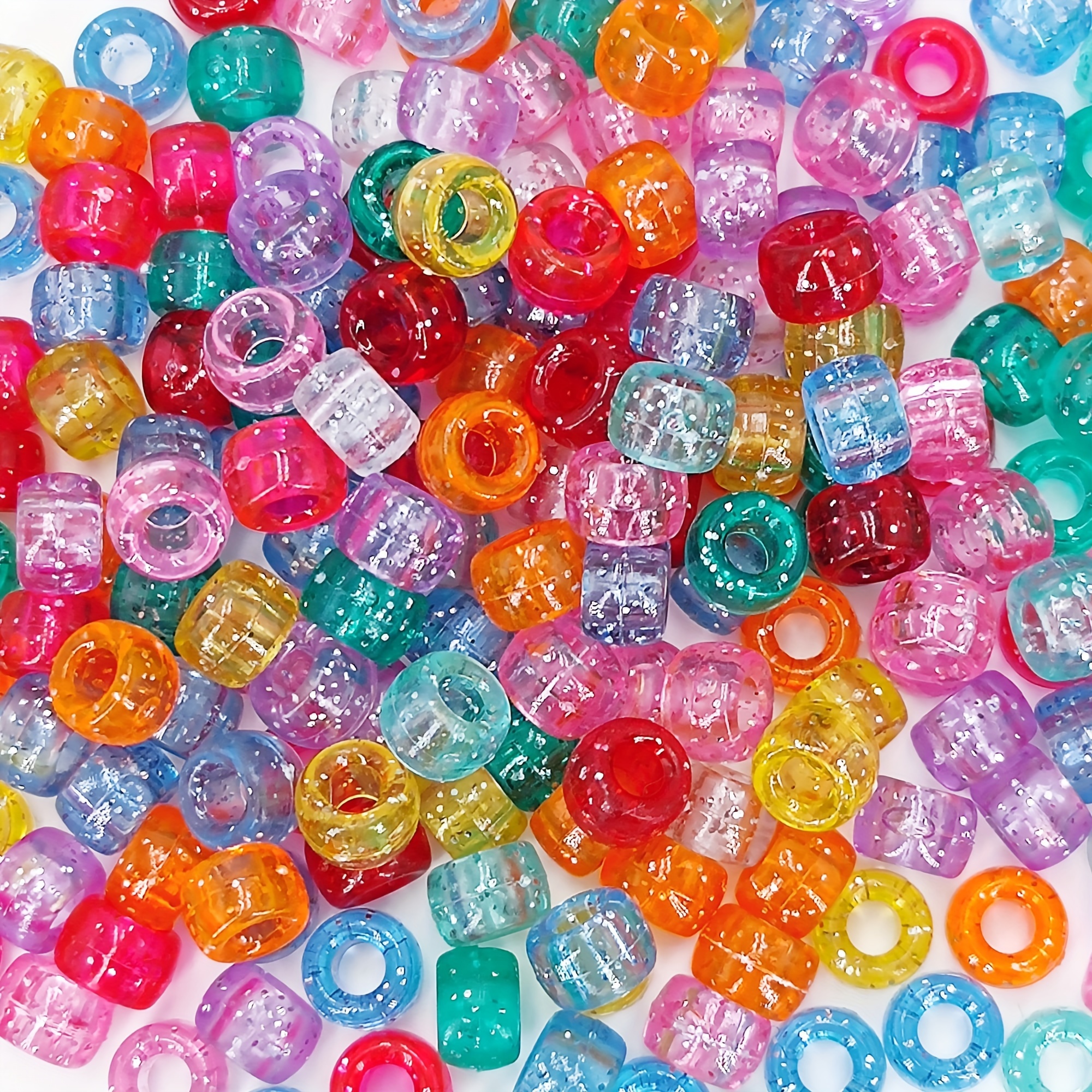 

Diy Friendship Bracelets Kit: 100/300/600 Pieces Of 6x9mm Plastic , Perfect For Handmade Jewelry And Crafts