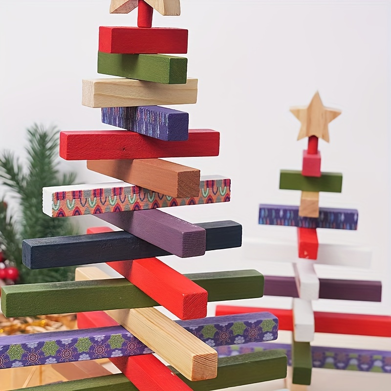 

Rustic Wooden Christmas Tree, Geometric Pattern, , Decor, No Power Needed, Perfect Gift , Holiday Decor For Christmas, Halloween, Thanksgiving