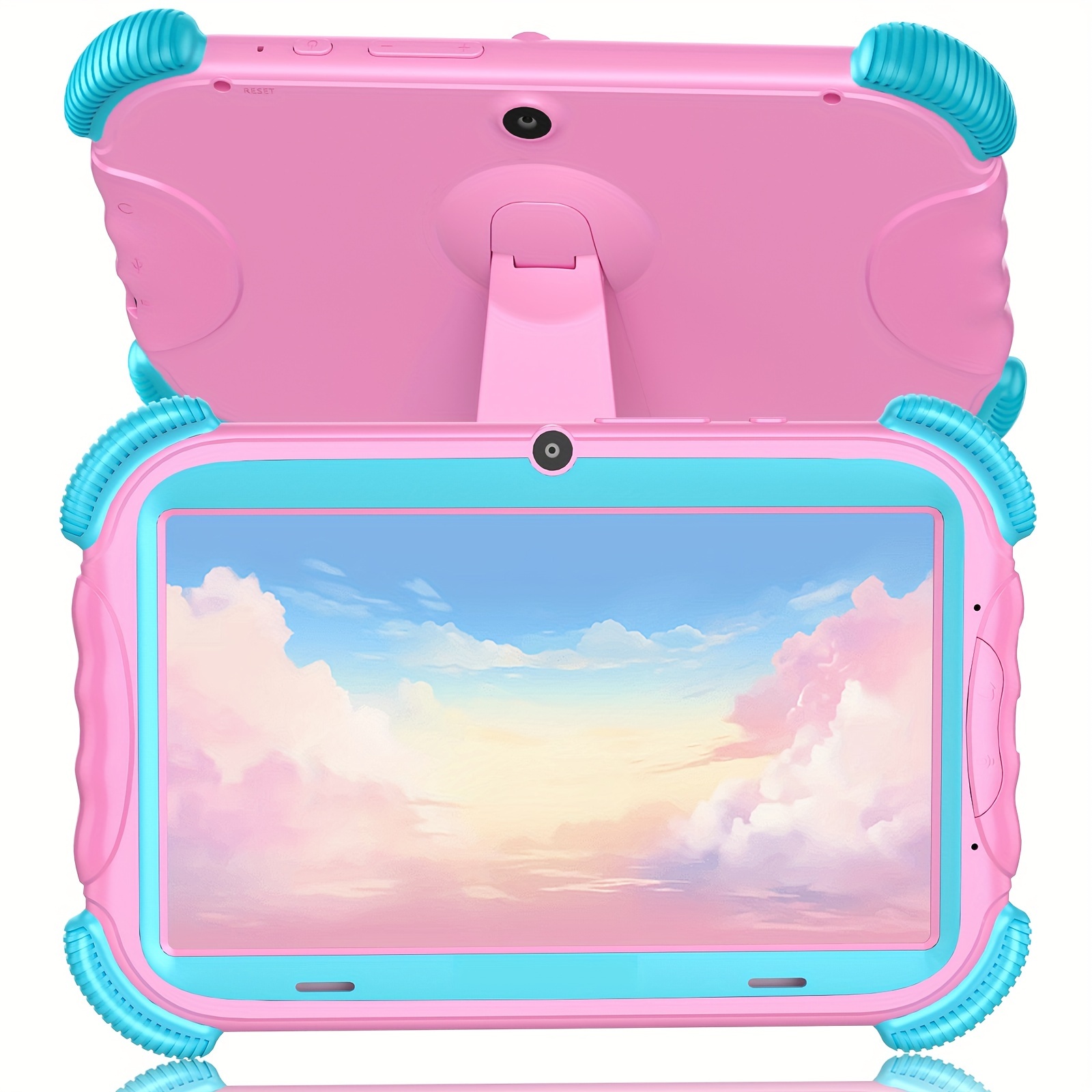 

2024 Kids Tablet, Tablet For Kids, Parental Control Educational Tablet, 2+32gb, Ips Screen, Kids Content Pre-installed, With Wireless Wifi, Kid-proof Case