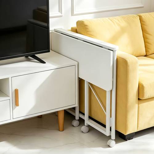 super white folding table for and moving the foldable design s for without taking and the built in smooth universal wheels you to around the