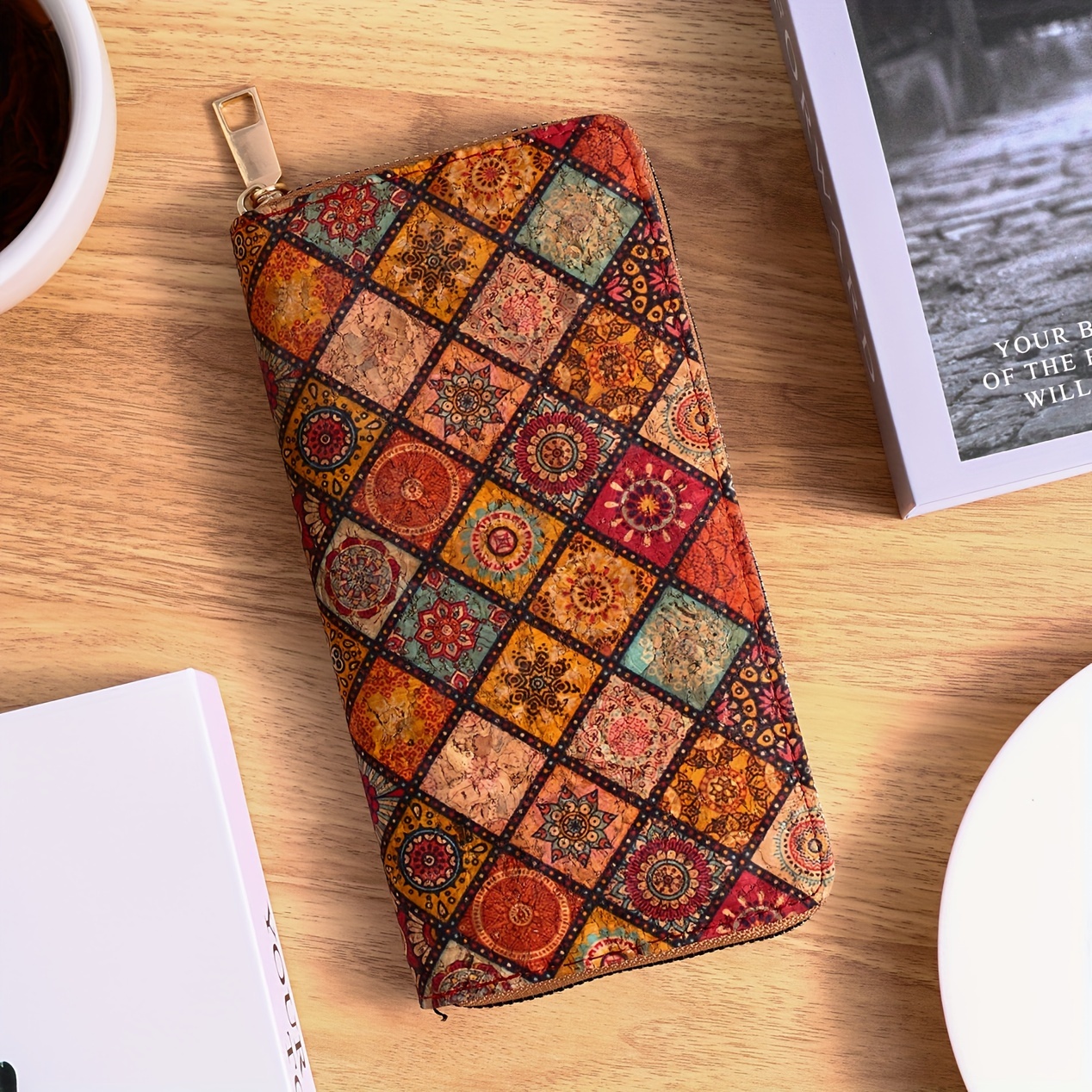 

's Long - Wood And , Portable Pu Handbag Organizer