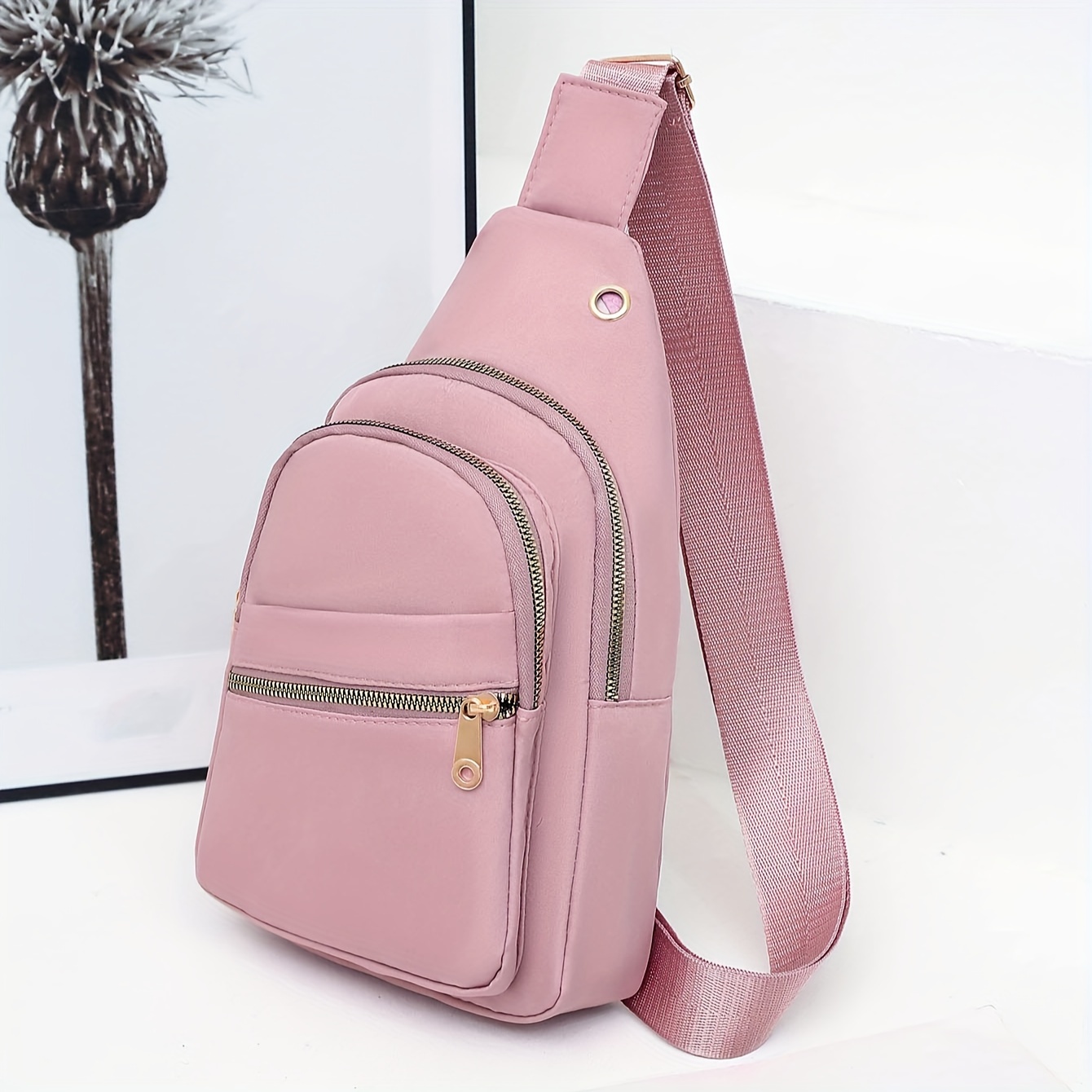 10 inch unisex chest crossbody bag oxford - Temu Oman display picture 1