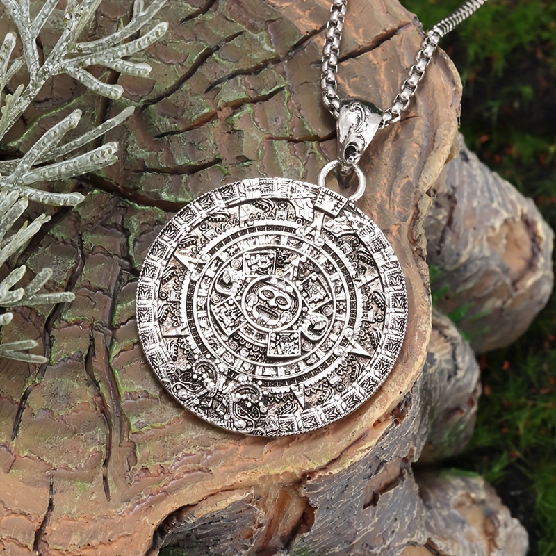 Lucky Hexagon Pendant Necklace Handmade Natural Stone - Temu