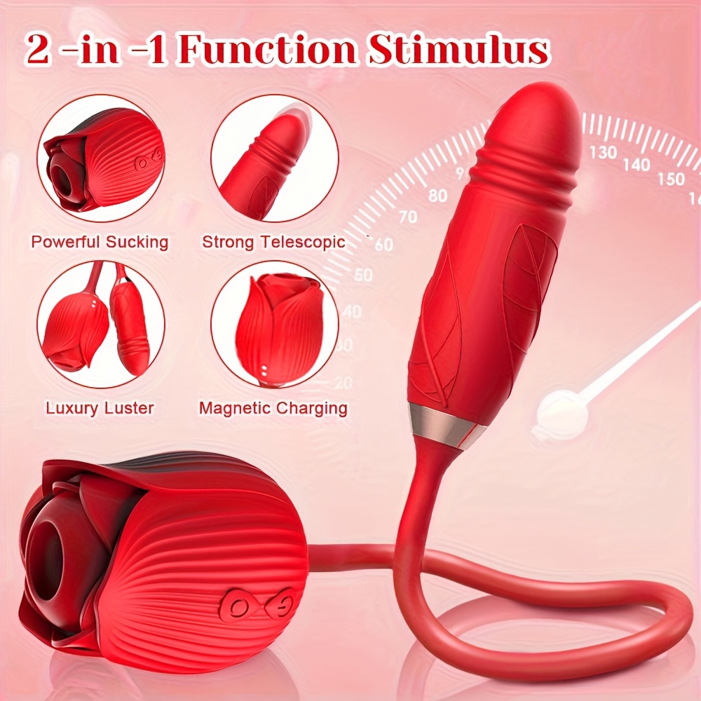 1pc adult toys tongue vibrator, rose toy, rose stimulator for women with 10 vibration and 10 french kissing , tongue toy vibrator, clitoral vibrator for women, adult toys | Free Shipping On
