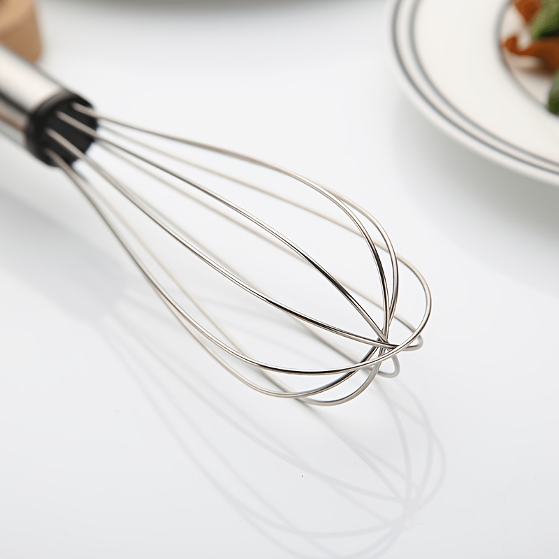 29cm Stainless Steel Balloon Whisk with Black Wire Loops
