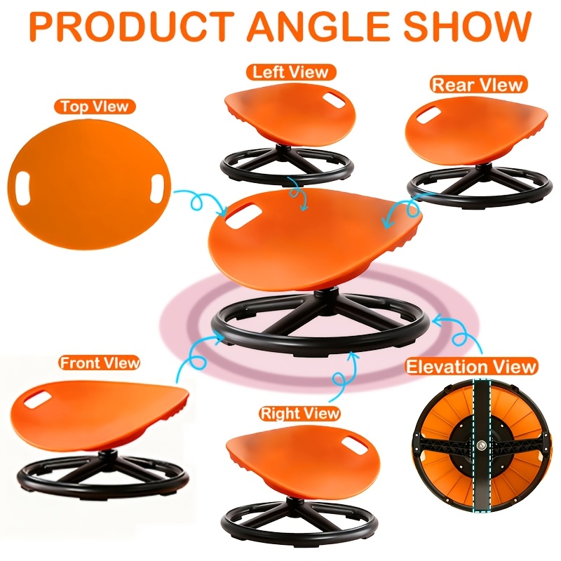 Autism Spinning Chair| Back To School Supplies, With Anti-slip Metal Base, Training And Rehabilitation Equipment, Suitable For Training Centers, Home, Balance And Concentration Improvement, Exercise Chair Christmas Gift/Christmas Surprise